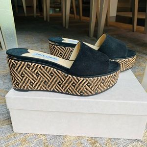 Jimmy Choo Deedee Mule Wedges
